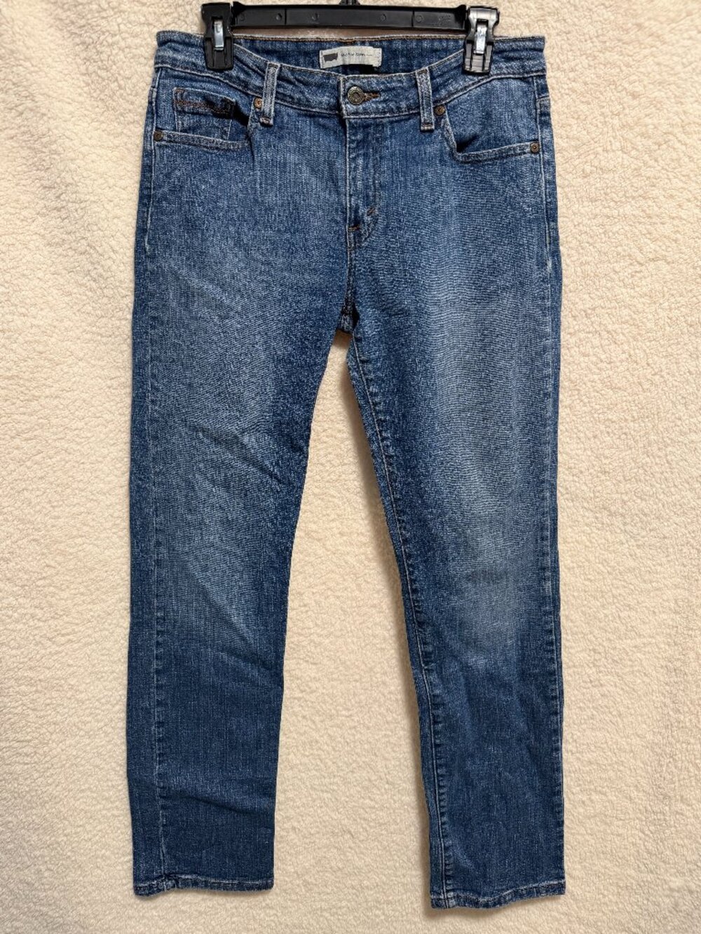 LEVI'S Women's Mid-Rise Skinny Jeans Medium Wash Denim Size 10 EUC